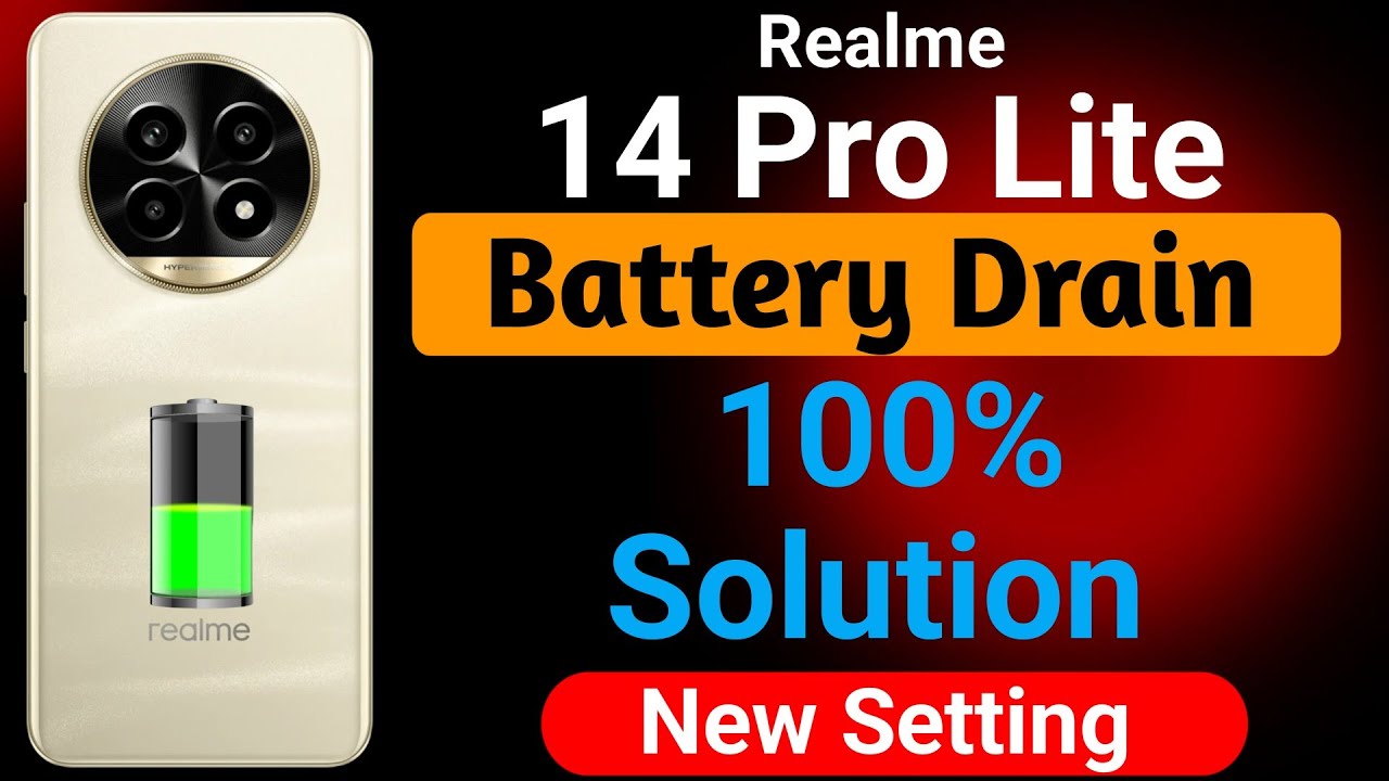 Realme 14 Pro Lite Battery Drain Problem | How to Solve Battery Drain Problem in Realme 14 Pro Lite