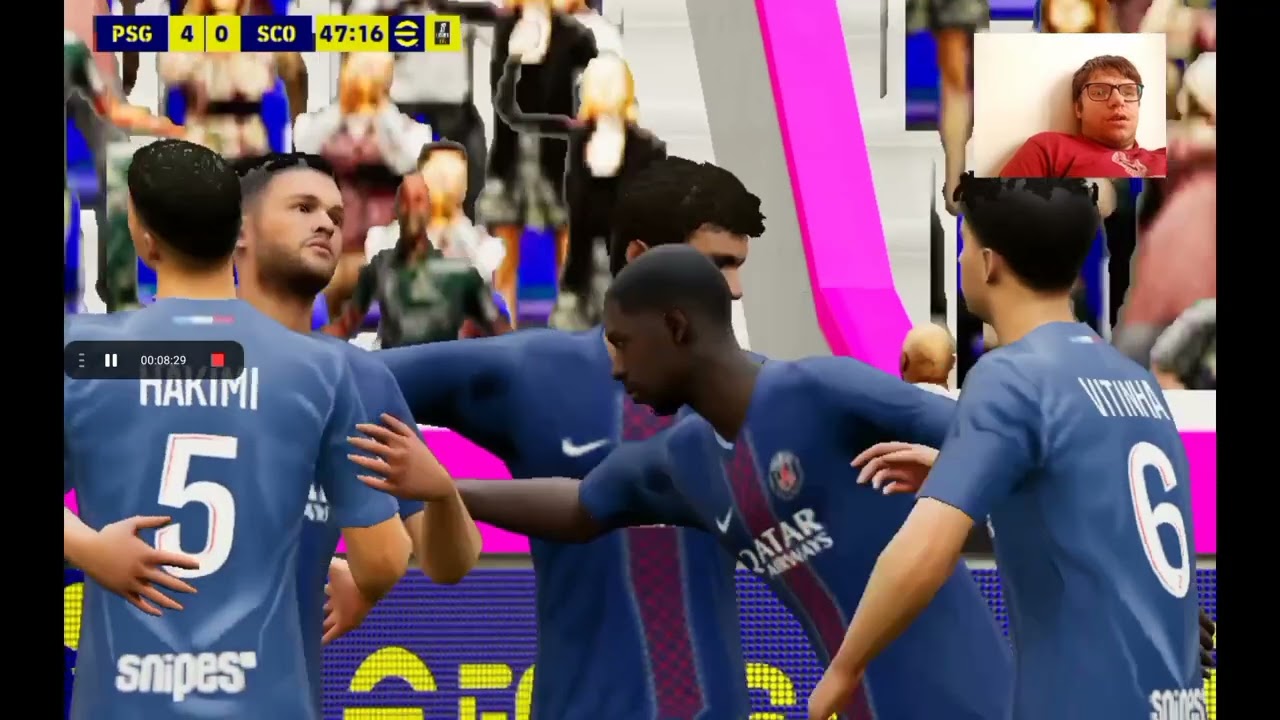 Paris Saint Germain vs sco 4:1 matchday 1 part 1 
