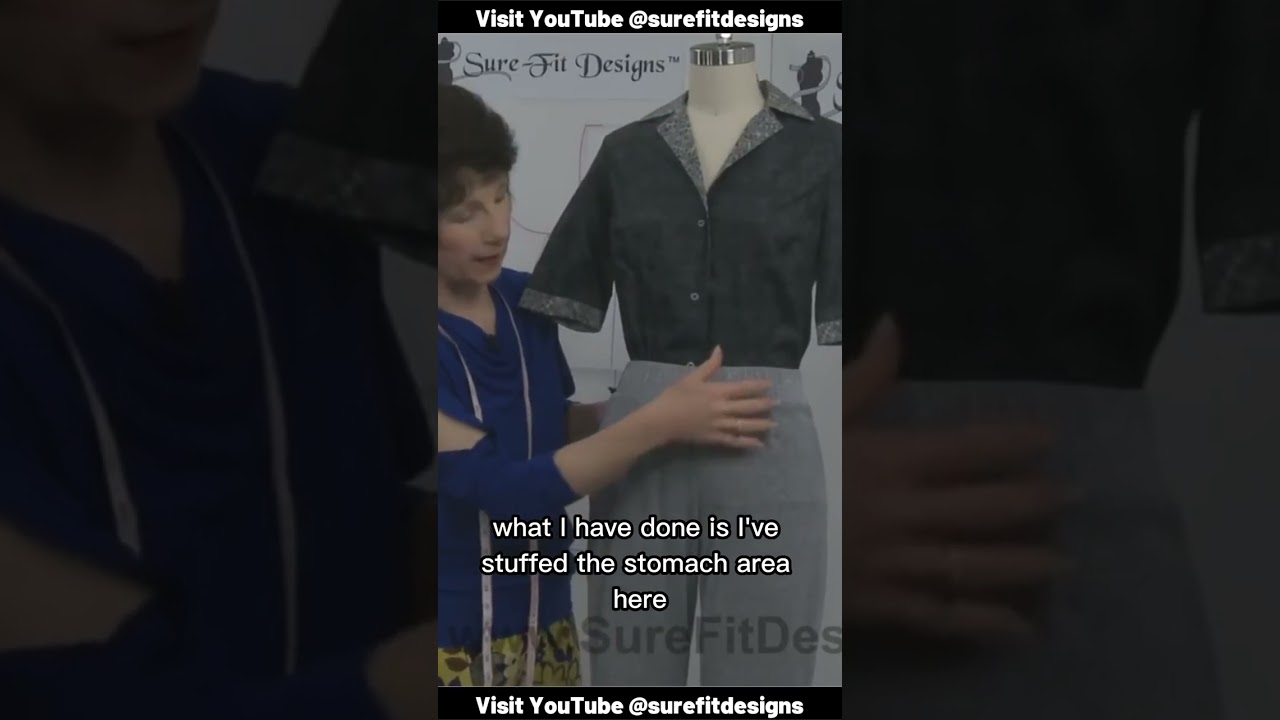 Pants Fitting the Full Tummy Shorts from Sure Fit Designs