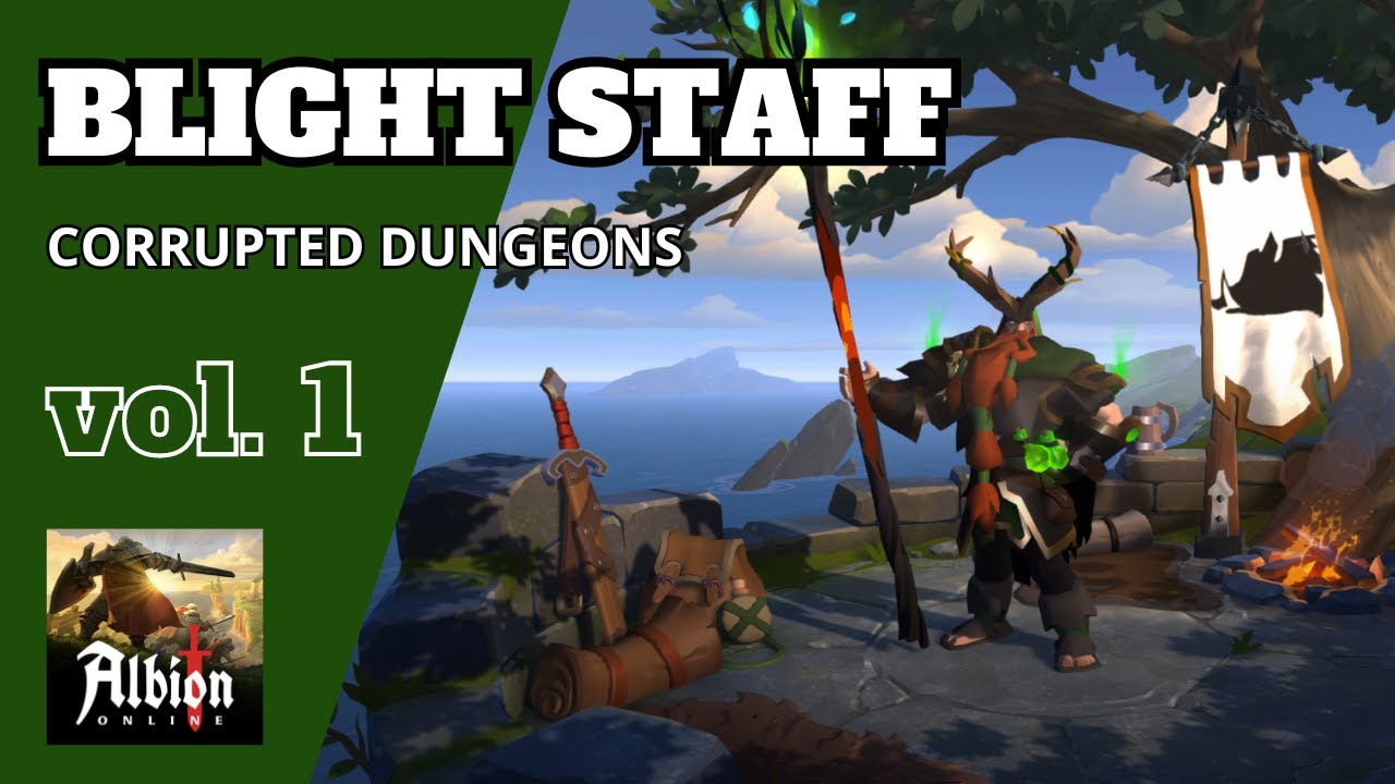 Druid, Blight Staff, Corrupted Dungeons, Albion Online, vol 1