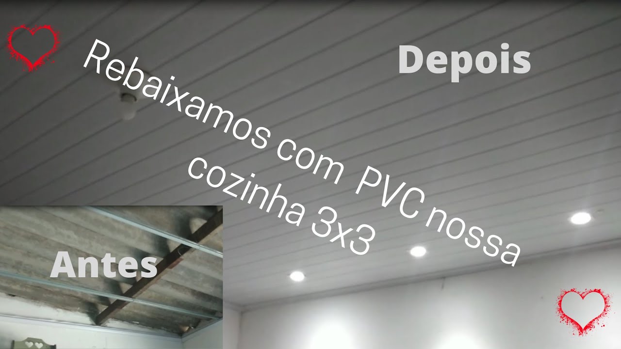 Como colocamos forro de PVC na cozinha 3x3