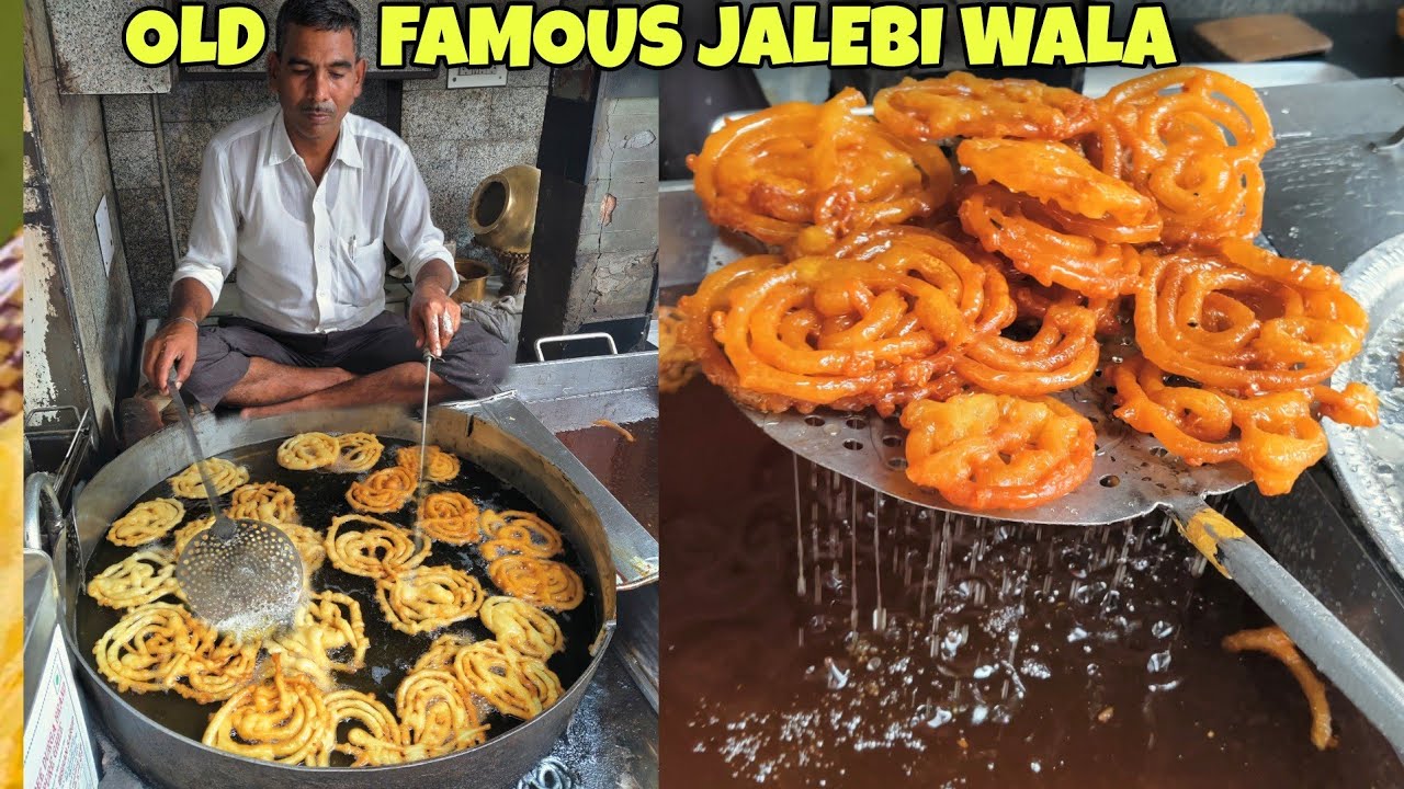 OLD FAMOUS JALEBI WALA in OLD DELHI || FOOD GEM 💎 OF DELHI