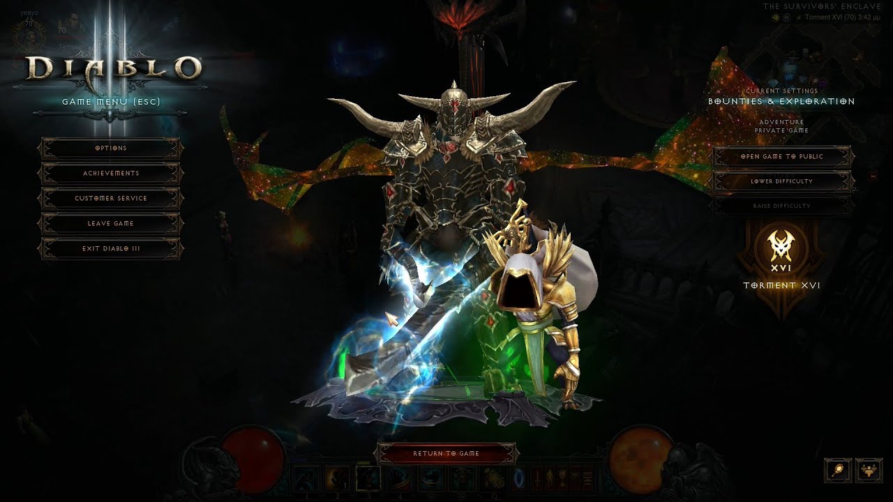 Diablo 3 Season 19 5-6 min Speedfarm GR 110+ Low Para Rend WW Barb Solo Only!!!!