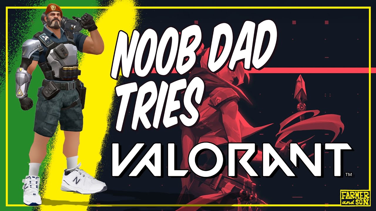 When a noob dad plays #valorant with his #pvp expert son