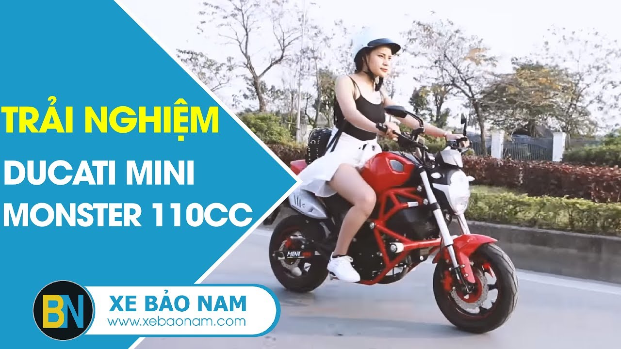 Xe Ducati Mini Monster 110 của T&ocirc;i ► Bạn Linh Linh ''Sinh vi&ecirc;n S&acirc;n khấu điện ảnh''