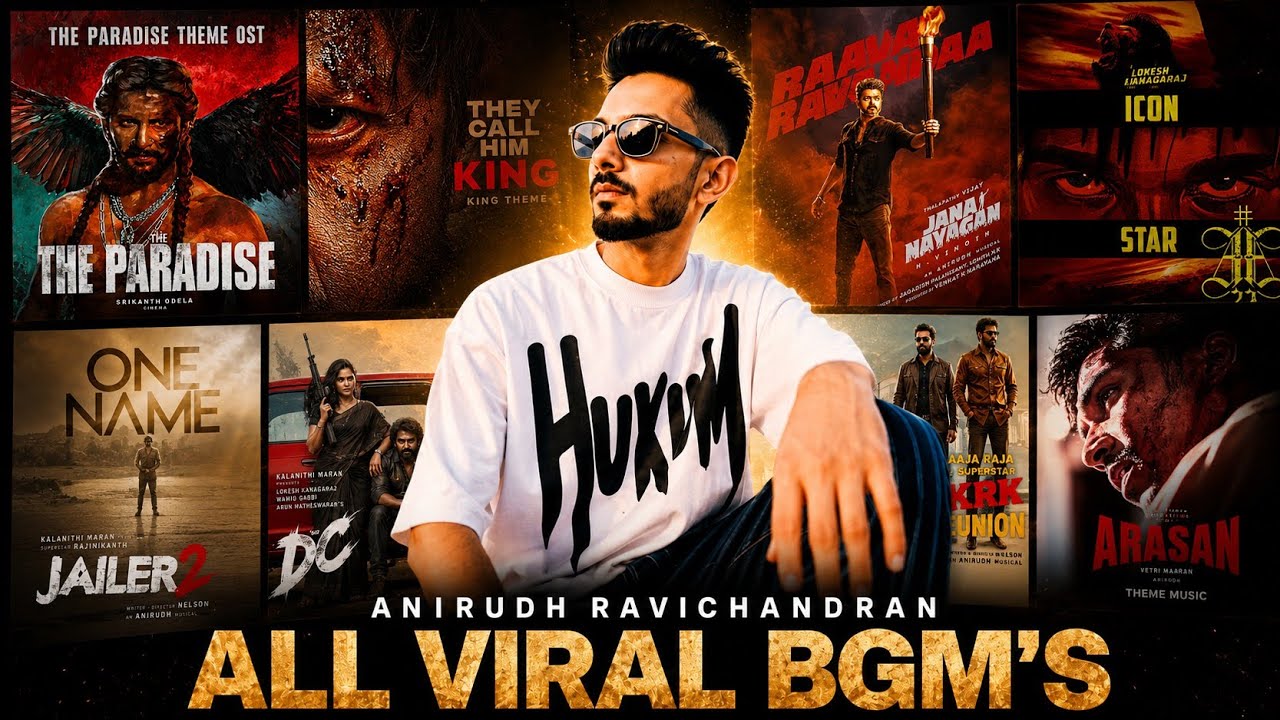 Anirudh All Viral BGM's | Trending Bgm Ringtone | DC | Jailer2 | Jana Nayagan | AA23 | The Paradise 
