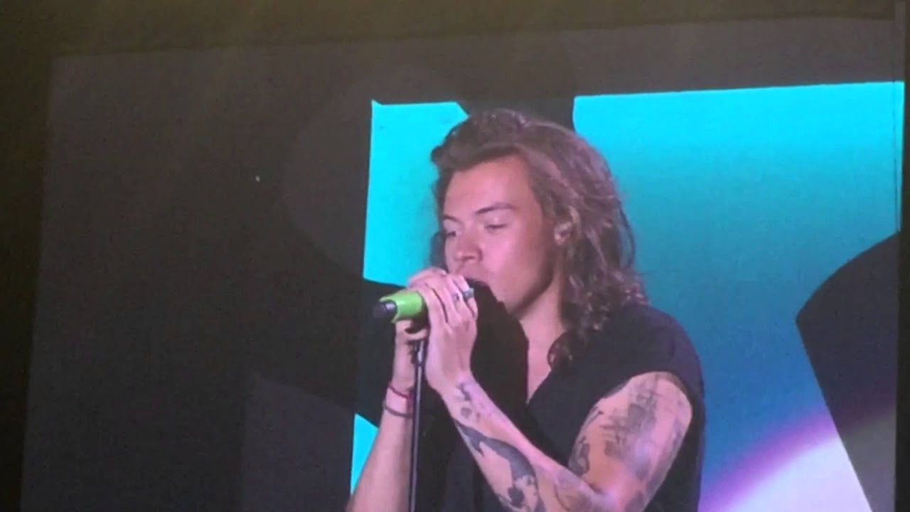 Harry getting mad at fans for saying 