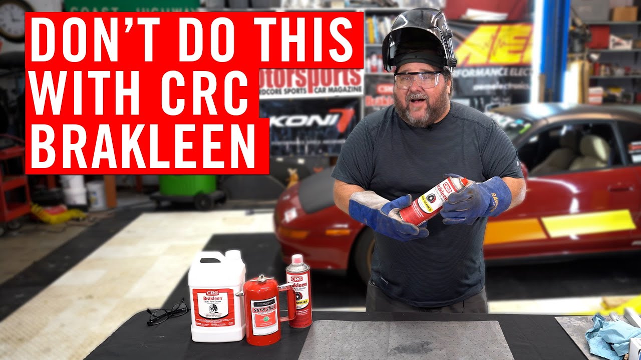 How to Properly Use CRC Brakleen