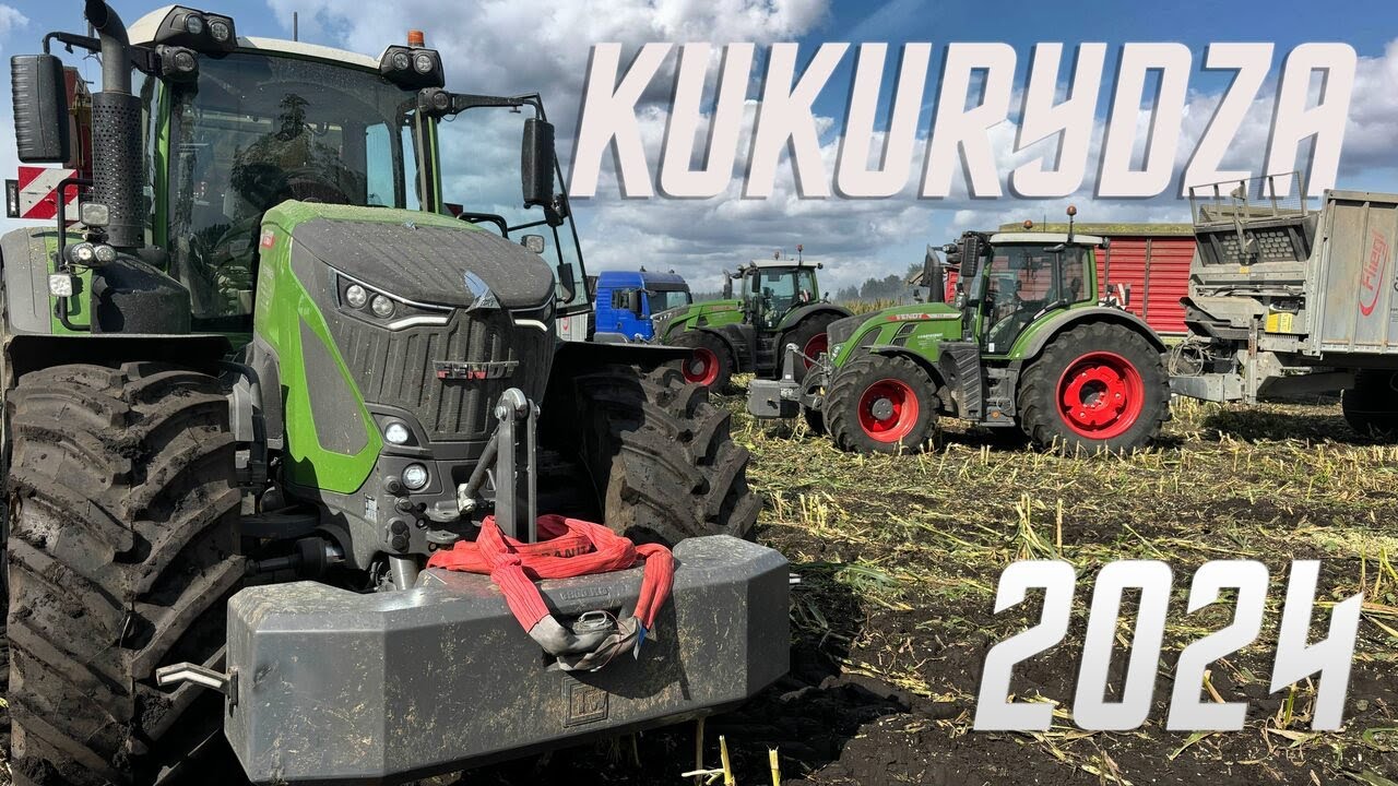 Kukurydziany Zawrót Głowy Czyli Kolejny Dzień QQ na Kiszonkę Fendt 936 gen7 i Lely Tigo 70R VLOG#33