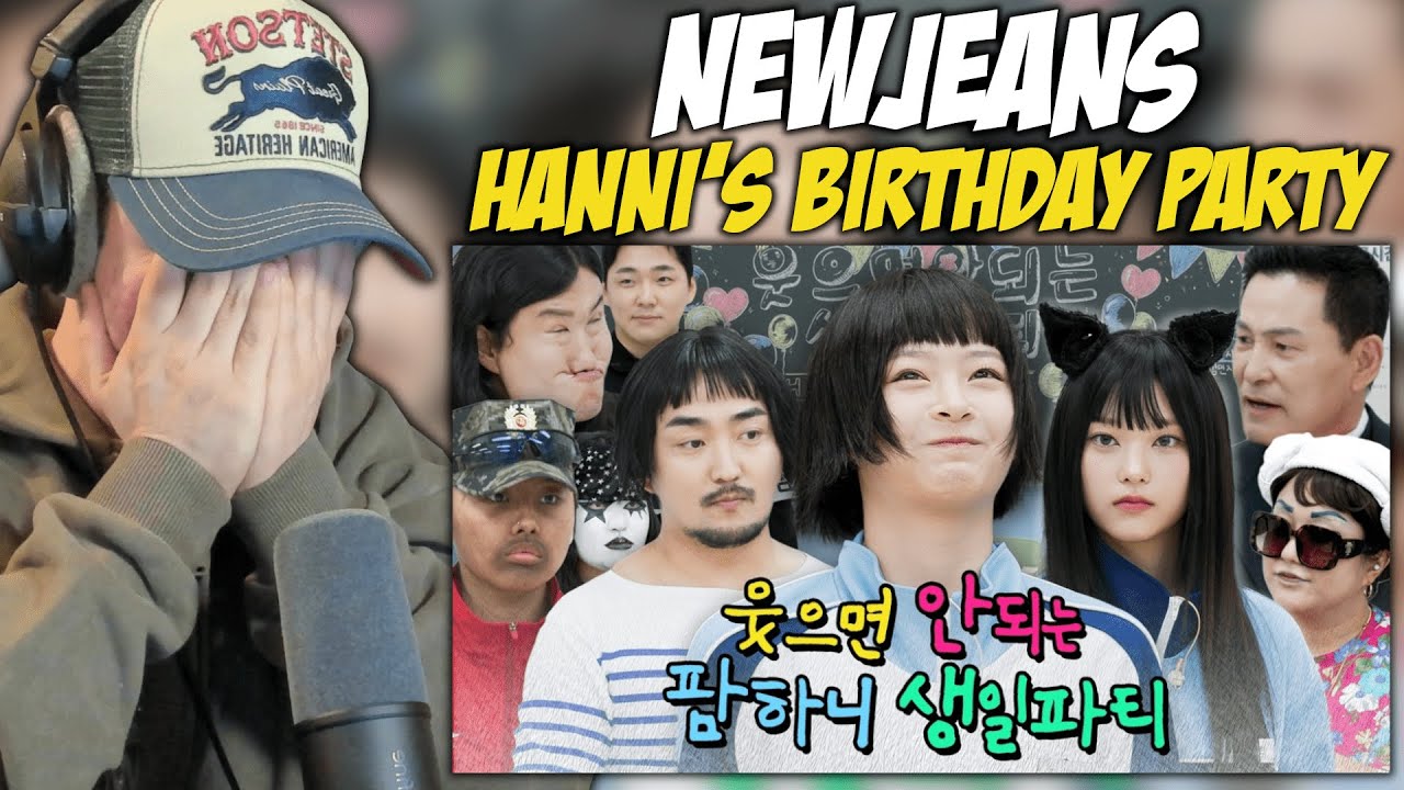 HANNI's No-laughing Birthday Party by 유병재 | REACTION