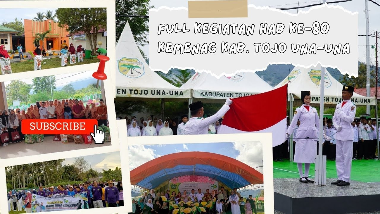 Full kegiatan HAB ke-80 Kementerian Agama RI di lingkungan Kemenag Kab. Tojo Una-una