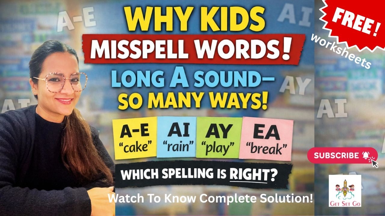 Long vowel a sound explained | Why kids misspell words? | Selling Tips #english #reading #phonics