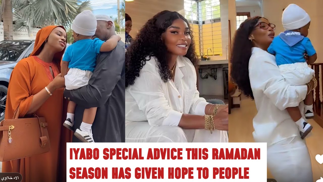 PRISCILLA, BABY RAKEEM AND IYABO VISIT JUMA JUX MUM. IYABO WORDS HAS GIVEN HOPE TO PEOPLE 