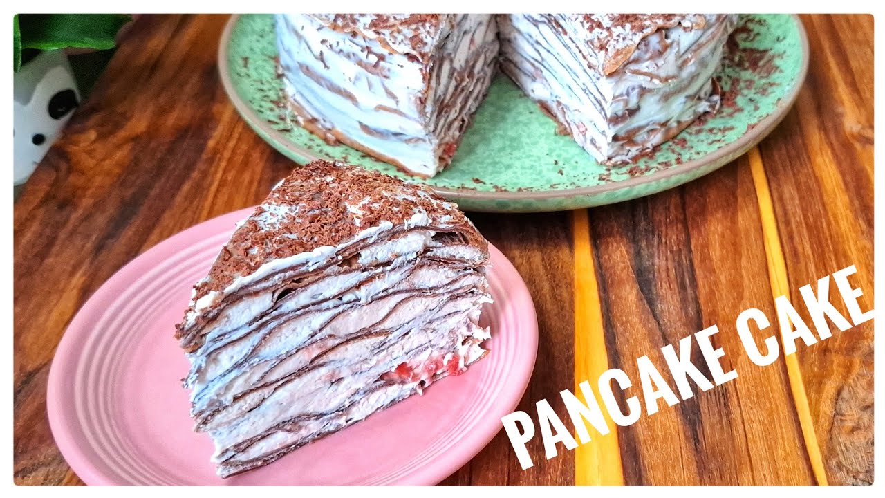PANCAKE CAKE 🥞Why Make a Regular Cake When You Can Stack a Few Pancakes Instead?