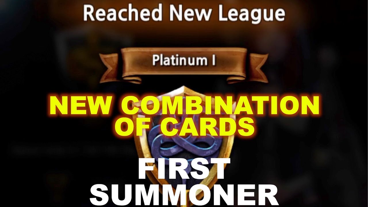Reaching the Platinum League in PVP | New set of cards | FIRST SUMMONER
