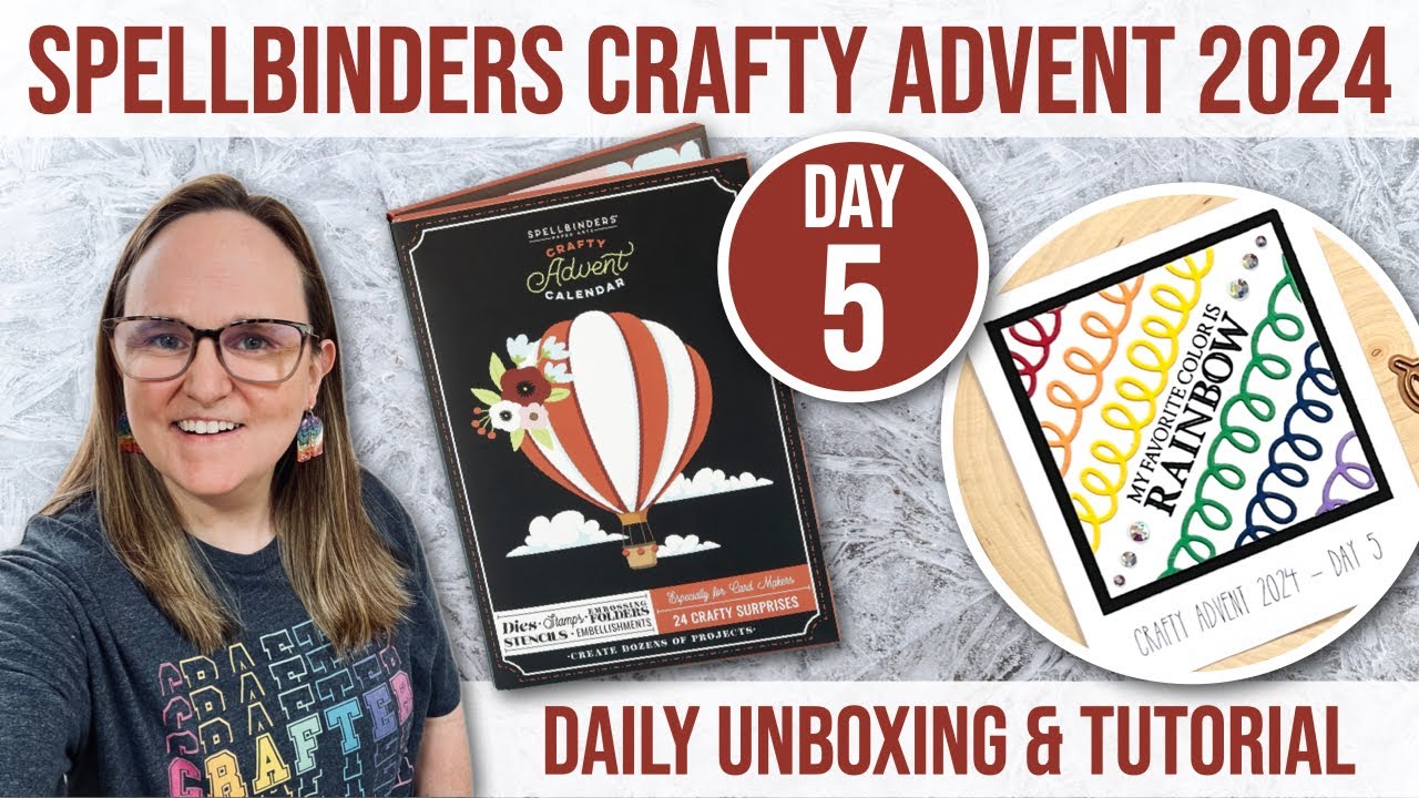 Day 5 🎄 Spellbinders 2024 Crafty Advent Calendar | December 5th Reveal & Project Tutorial