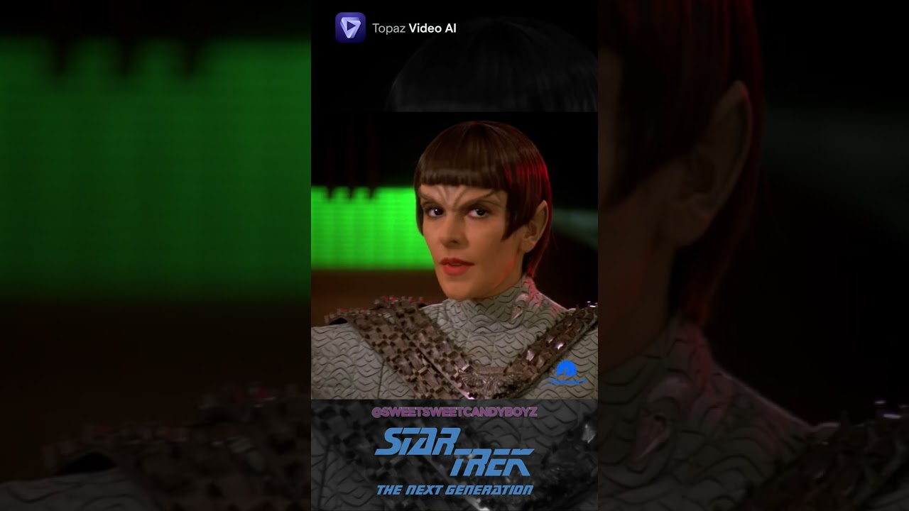 Deanna Troi takes command | Romulans | Star Trek: TNG S06E14 'Face of the Enemy' #shorts #startrek