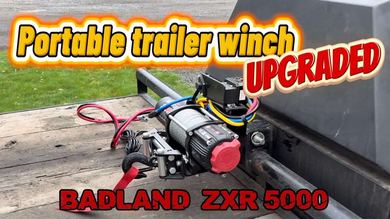 Усовершенствованная портативная лебедка для прицепа BADLAND ZXR 5000