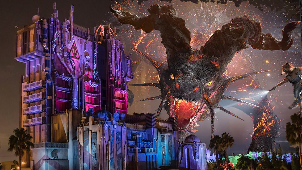 Guardians of the Galaxy - Monsters After Dark |  Disney California Adventure's Most TERRIFYING Ride