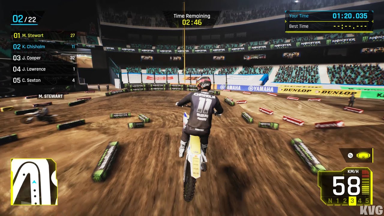 Monster Energy Supercross 25 - Kyle Chisholm Gameplay (PC UHD) [4K60FPS]