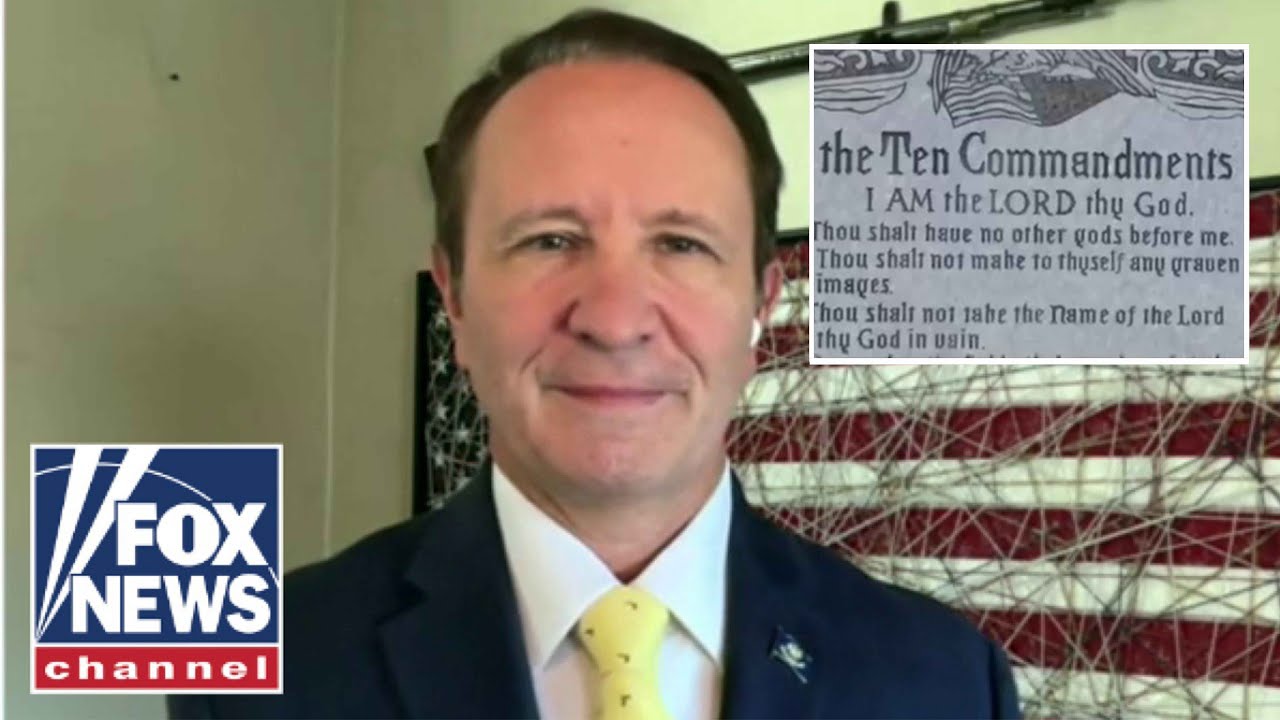 Gov. Jeff Landry defends displaying the 10 Commandments in Louisiana schools