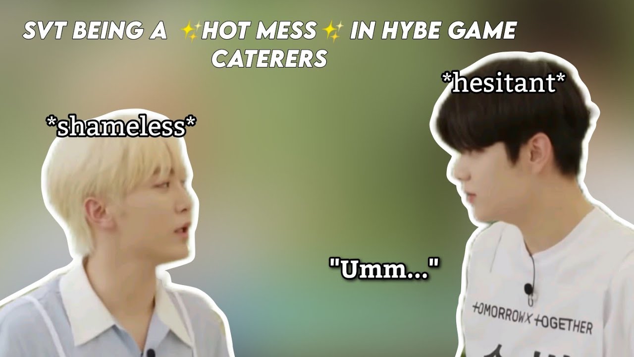 SEVENTEEN being a ✨HOT MESS✨ in Hybe Game Caterers