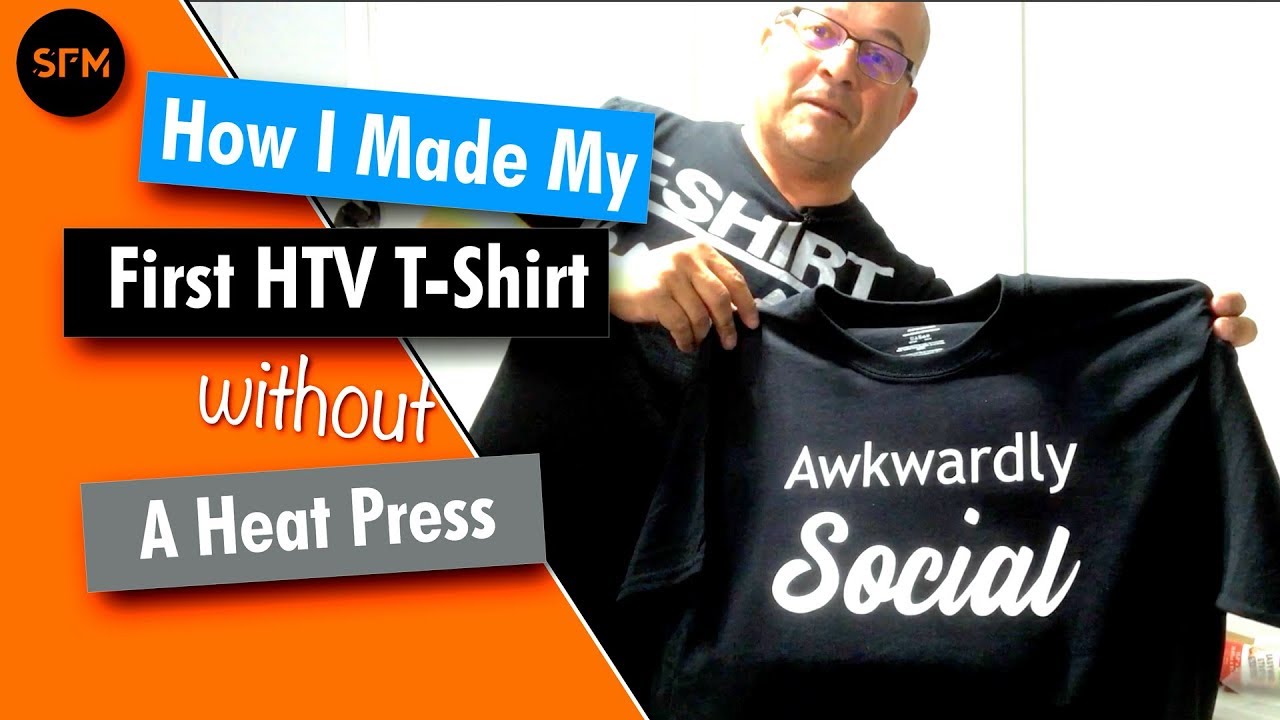 Heat Transfer Vinyl Silhouette Cameo 3? No Heat Press needed?