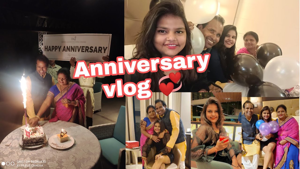 Anniversary vlog|| mumma papa Anniversary celebration ❤️🥳||