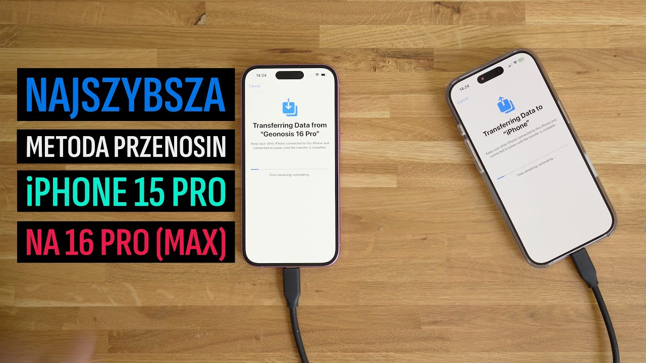 Najszybszy spos&oacute;b na przeniesienie danych z iPhone'a 15 Pro (Max) na nowego iPhone'a 16 Pro (Max)