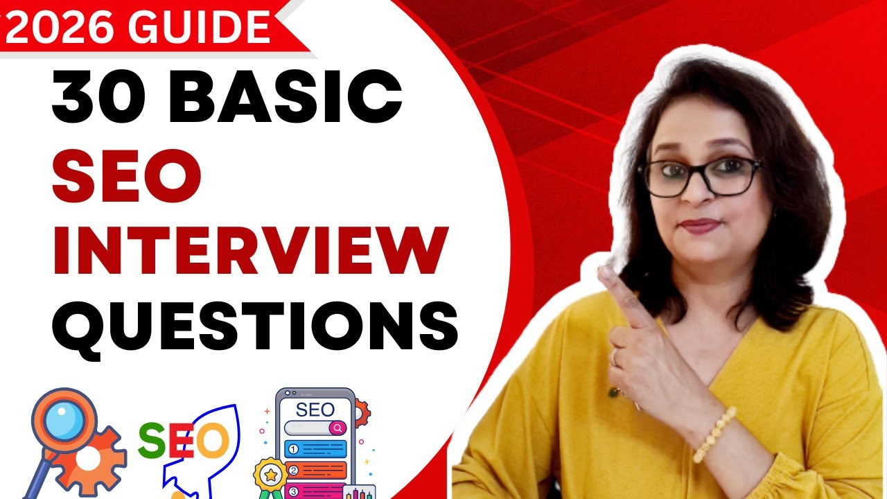 SEO Interview Questions and Answers - Conceptual & Practical | Digital Marketing Interview Prep ✅