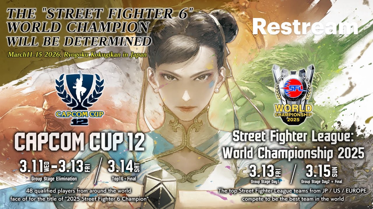 Capcom Cup 12 - Day 1 Beginner Friendly Restream!