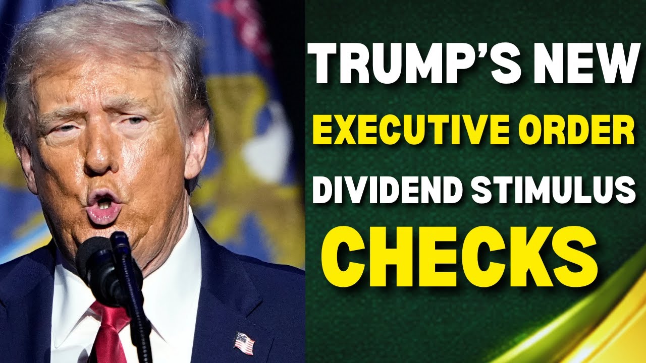 Trump Signs New Executive Order &mdash; Dividend Stimulus Checks Approved