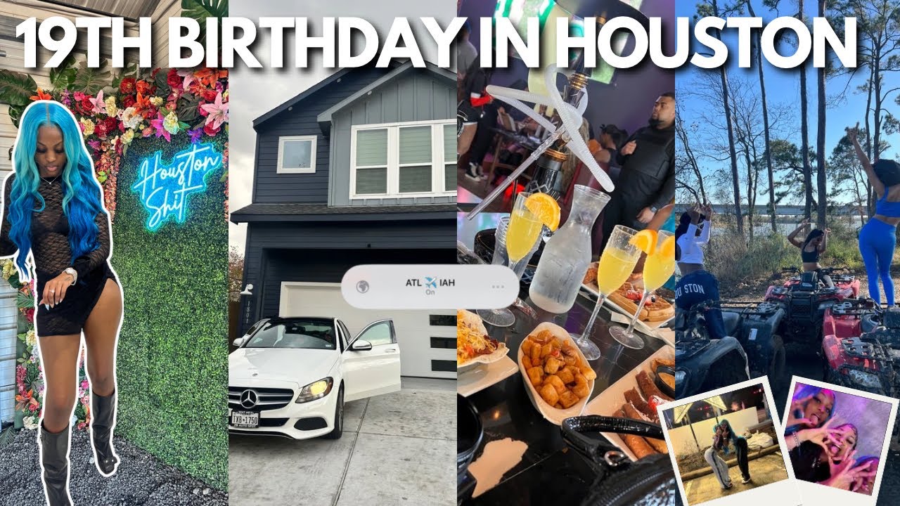 19TH BIRTHDAY VLOG! | Houston Edition | brunch, atv riding, dinner, & more!
