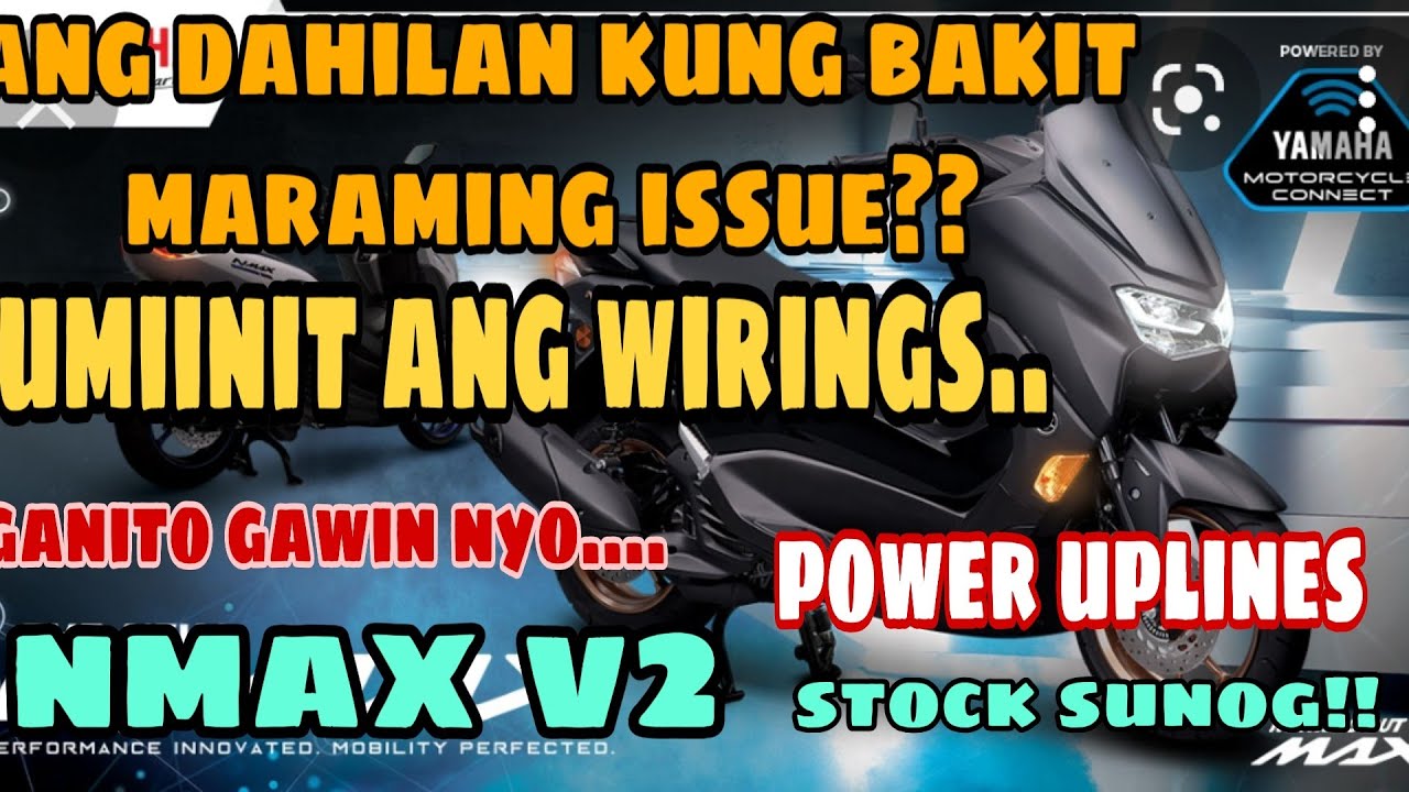 NMAX V2 CONVERT WIRINGS TO POWER UPLINES METHOD | IWAS PROBLEMA IWAS LOWBAT
