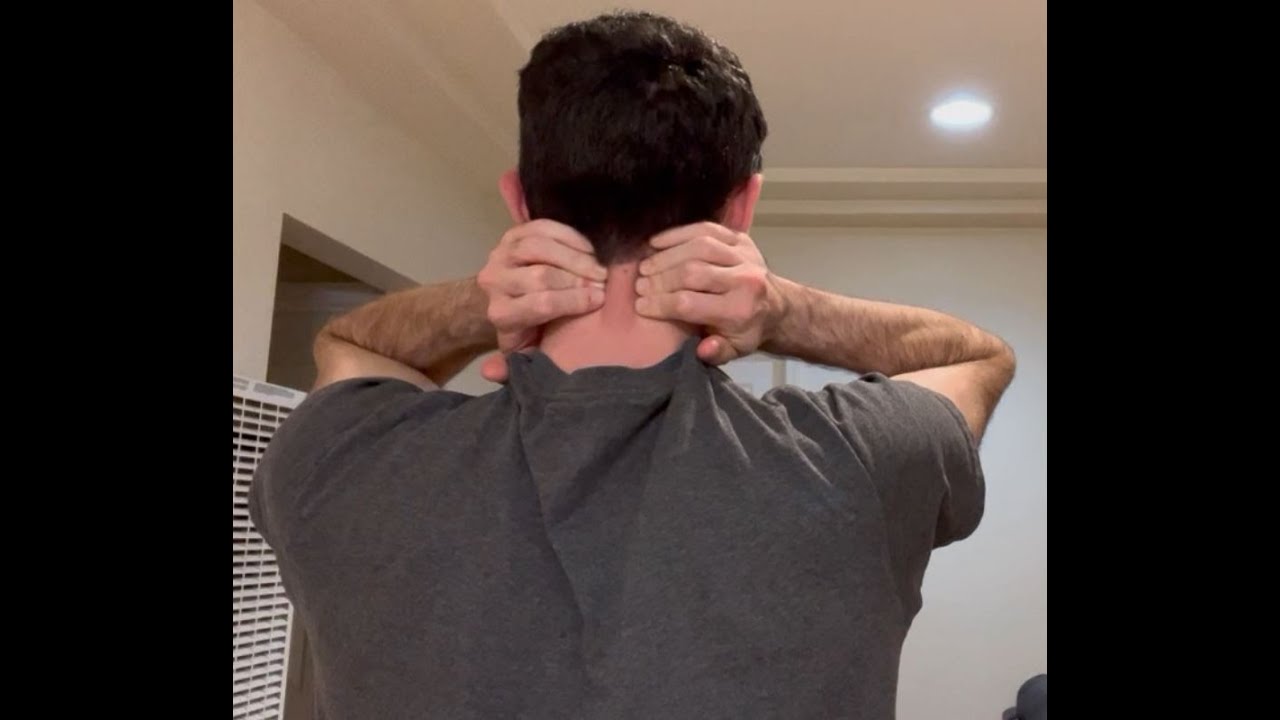 ASMR Guided Self Neck Massage