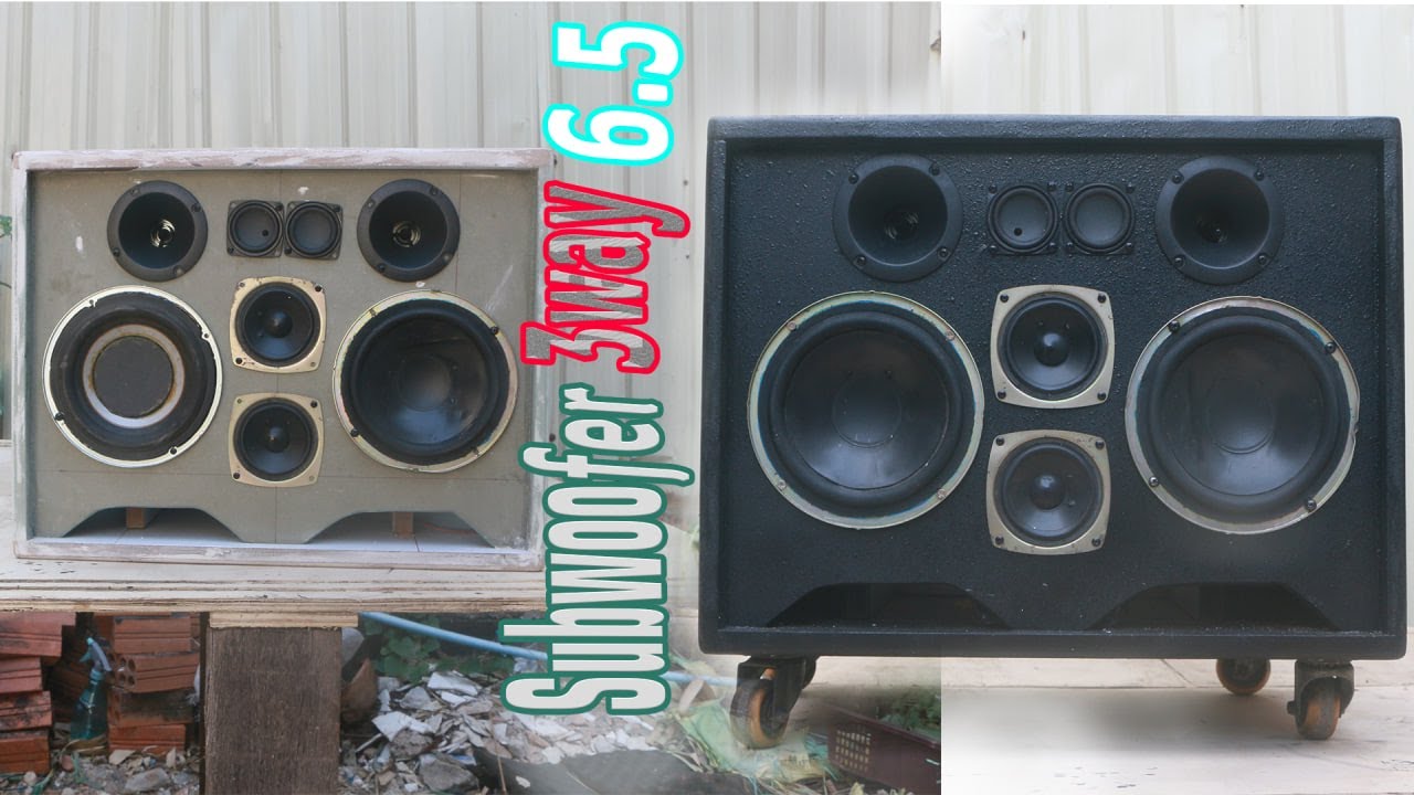 DIY. Subwoofer 3way 6.5