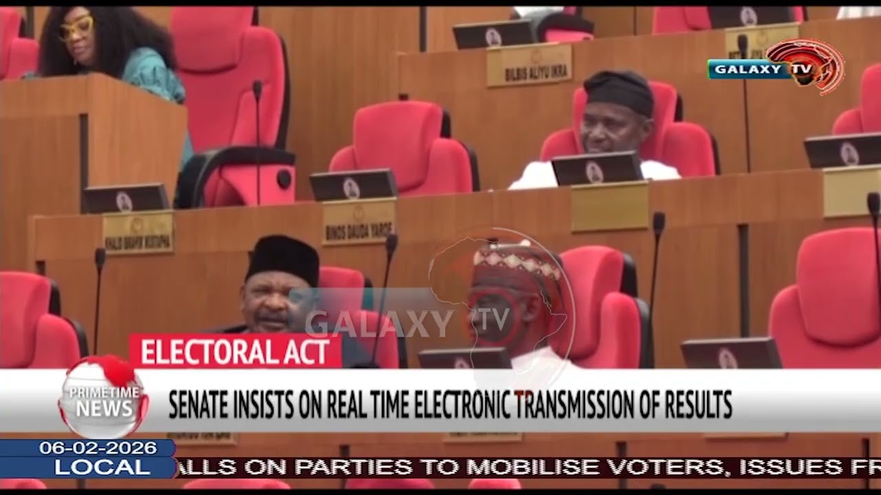 SENATE INSISTS ON REAL TIME ELECTRONIC TRANSMISSION OF RESULTS