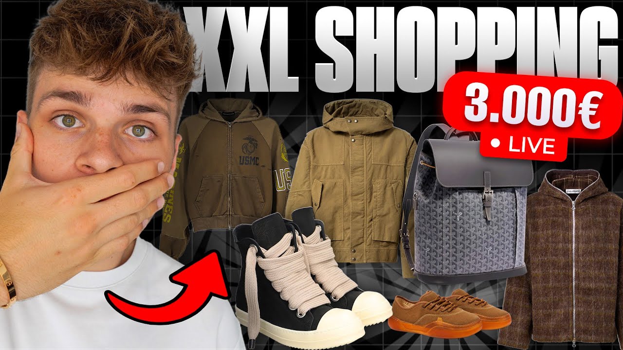 GRAIL GEKAUFT & CRAZY STEALS🤩🚨XXL 3000€ LIVE SHOPPING🛍️ | Jan 