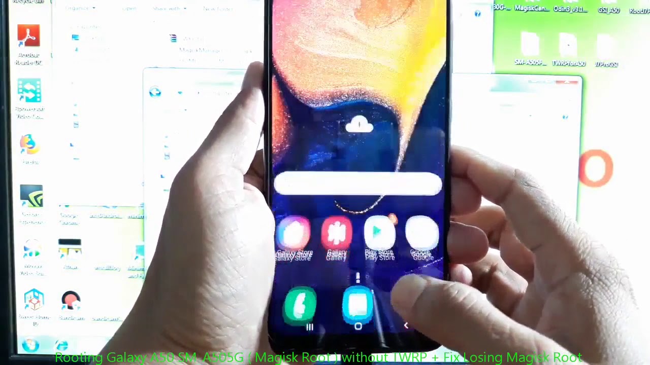 Rooting Galaxy A50 SM-A505G  Magisk Root  without TWRP + Fix Losing Magisk Root