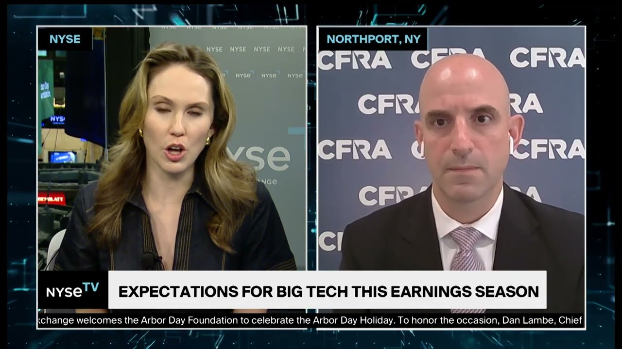 Angelo Zino, SVP + Technology Head at CFRA Research Joins NYSE TV Live