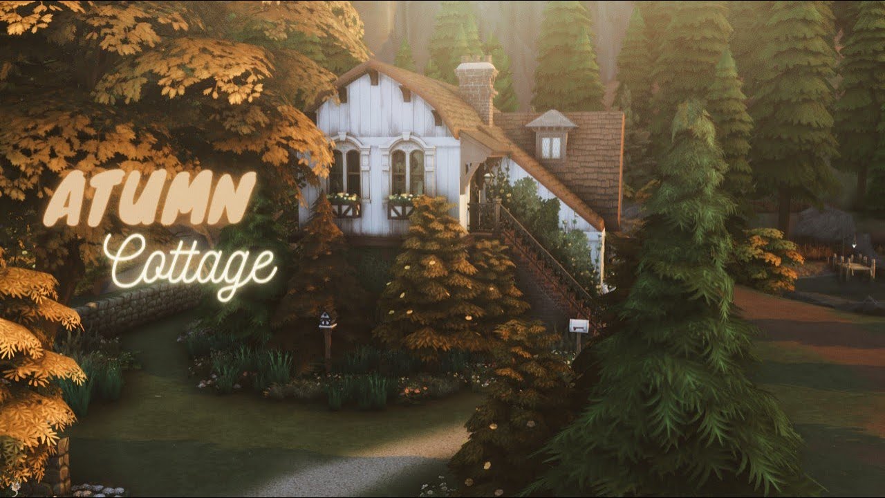 Autumn Cottage 🍂 || The Sims 4 || Speedbuild
