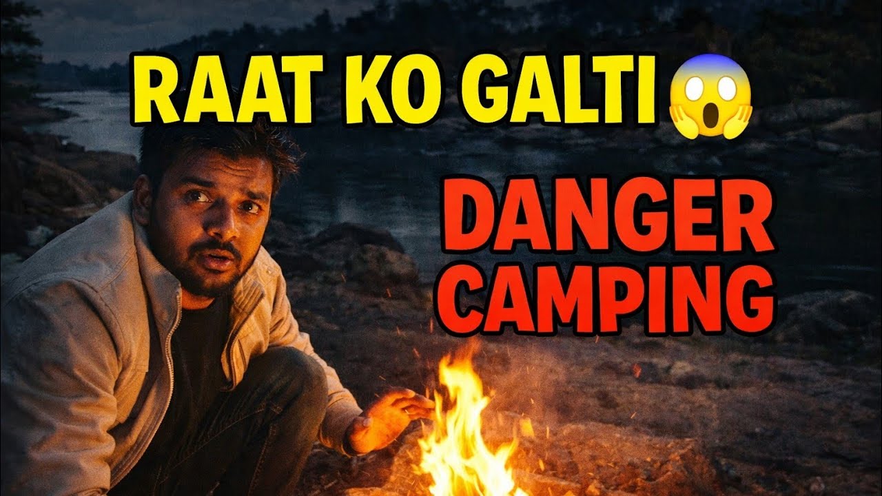 Raat Ko Nadi Ke Bich Camping 😨 Galti Ho Gayi