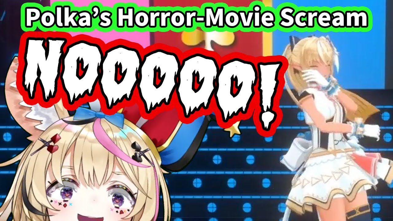 Polka Screaming in the Distance like a horror movie victim [ENG Subbed Hololive]