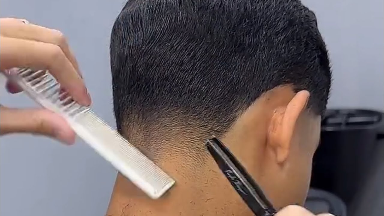Como fazer corte degrade americano na nuca .