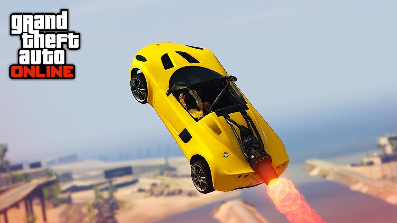 How Many ROCKET VOLTIC STUNTS Can I Hit in 180min? - (GTA 5 Stunt Challenge) / (GTA V Funny Moments)