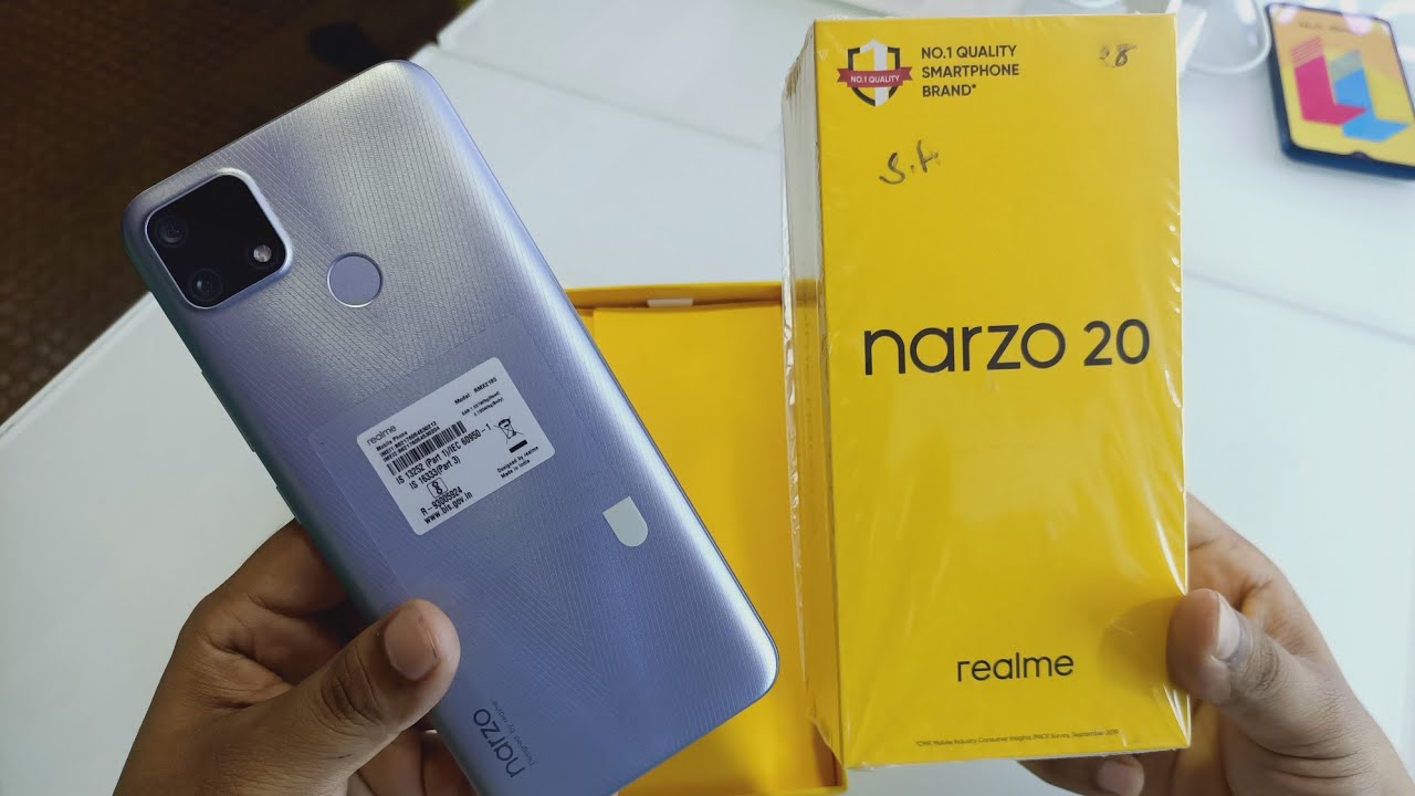 Realme Narzo 20 Unboxing , First Look & Review !! Realme Narzo 20 Price , Specifications & More 🔥