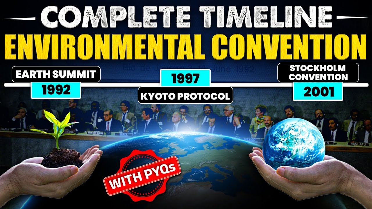 Complete timeline of  Environmental conventions and Protocols | PWOnlyIAS
