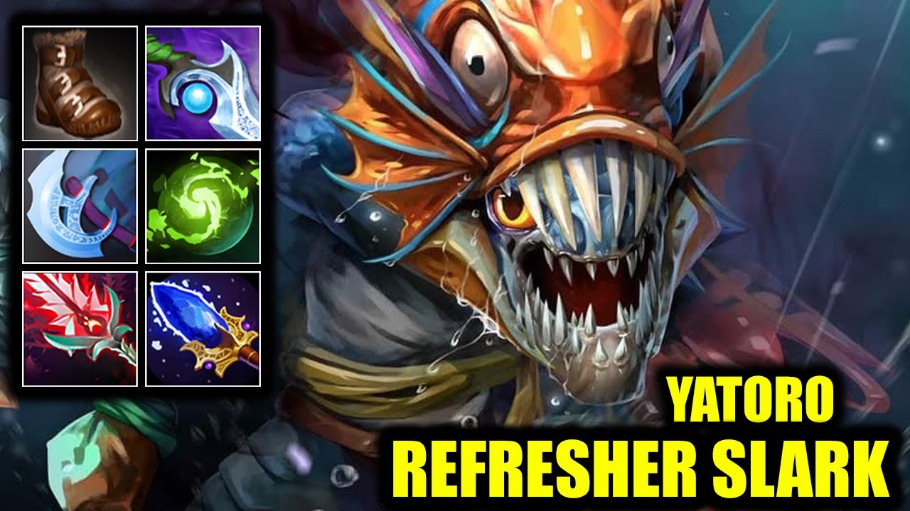 🔥 REFRESHER SLARK - YATORO - 22 KILLS - DOTA 2 PRO GAME HIGHLIGHTS