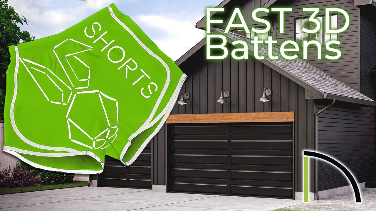 CA SHORTS- Fast 3d Battens in Chief Architect X15