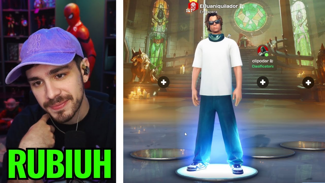 JUANSGUARNIZO reacciona a la skin de rubius en fortnite